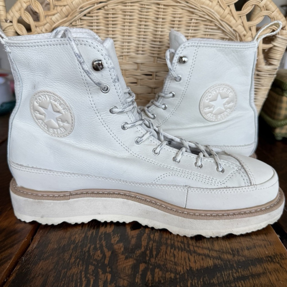 Converse Chuck Taylor Crafted Boot Egret Natural Ivory 173212C W10/ M8.5